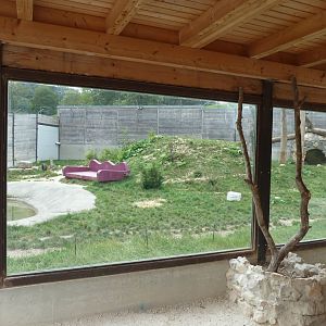 Sikypark Crémines - Tiger enclosure