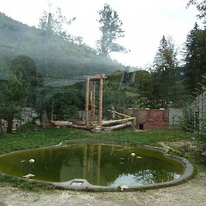 Sikypark Crémines - Tiger enclosure