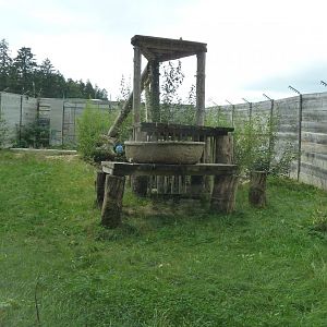 Sikypark Crémines - Tiger enclosure