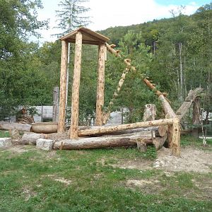 Sikypark Crémines - Tiger enclosure