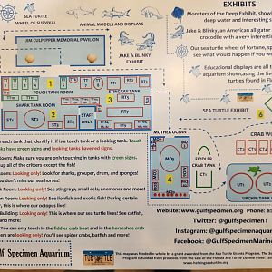Gulf Specimen Aquarium - Map