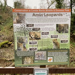 Sign re: new Amur leopard enclosure 170224