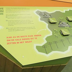 Educational signage about vulture project in Bulgaria, 2023-04-30