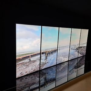Wadden sea time-lapse in Wadden room