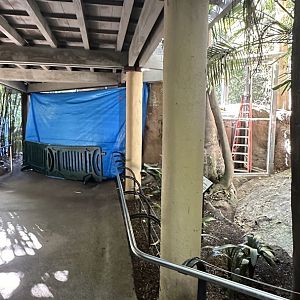 Former Tiger River Herp and Bird Exhibit Construction