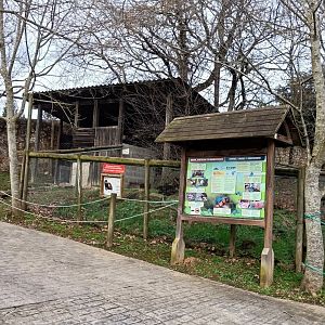 Karpín Fauna - Ferret enclosure