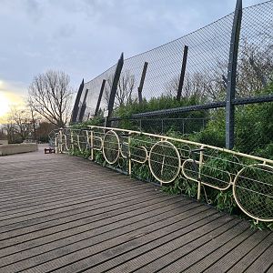 Asia - Bridge past Sumatran tiger enclosure