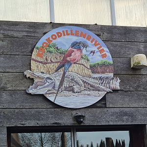 Africa - Crocodile river sign