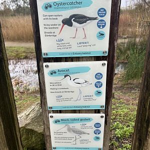 Signage in Waterscapes Aviary