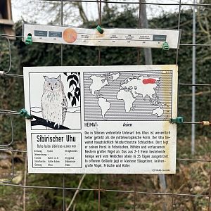 Signage example at Zoo Wassertstern (Ingolstadt)
