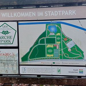Stadtpark Emsdetten Parkplan
