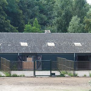 Savanna barn and hardstand holding paddocks, 2023-08-15