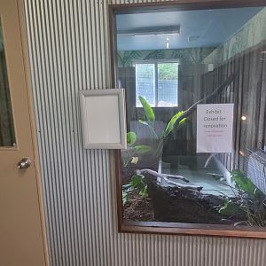Exhibit for future reptile house inhabitant