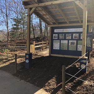 WNC Farmers Market animal enrichment garden