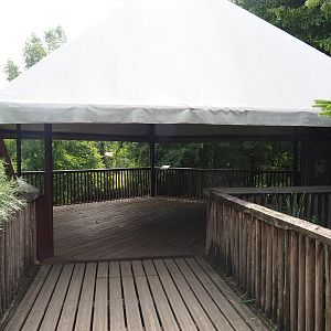 Wolverine viewing shelter, 2023-07-18
