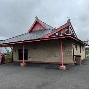 Tiger House at Wolds Wildlife Park (March 2024)