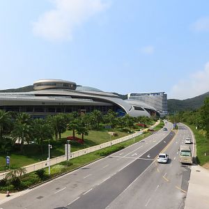 Spaceship exterior view