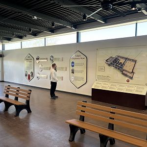 Tulsa Zoo Elephant Preserve Barn Guest Space Overlooking Indoor Space