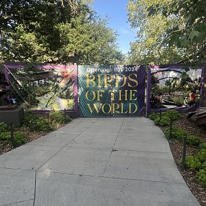 Birds of the World sign
