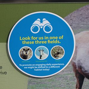 Update to Grasslands and Boreal Forest signage