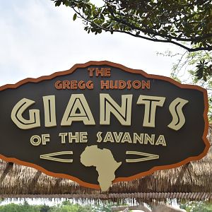 Giants of the Savanna Sign