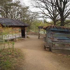 Poachers' camp themed education area, 2024-04-06