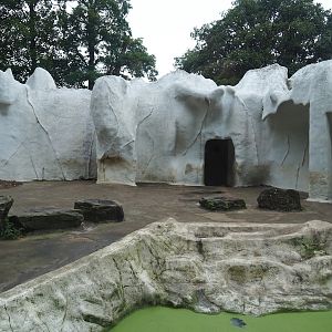 Second smaller polar bear exhibit, 2023-08-17