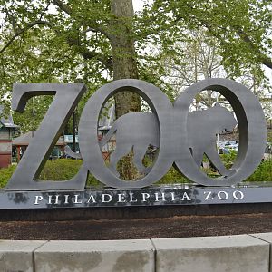 Philadelphia Zoo - Entrance Sign