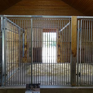 Africa House; zebra stables