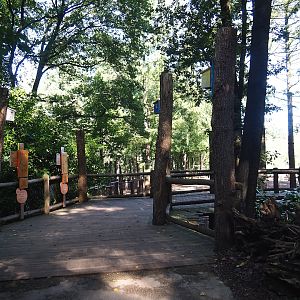 Savanna exhibit viewing area, 2023-09-24
