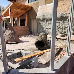 Lion Construction - Outdoor Meerkat habitat