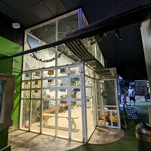 Parakeet aviary