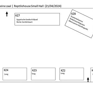 Reptielenhuis Kleine Zaal | Reptile House Small Hall (21/04/2024)