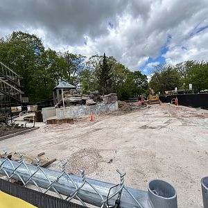 Penguin Exhibit Construction
