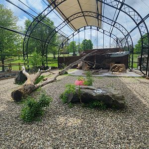 Lake Tobias Wildlife Park - Tiger enclosure