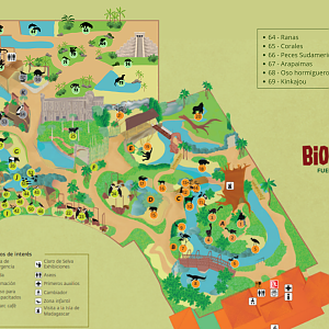 Ficticial map Bioparc Fuengirola Extension 2024