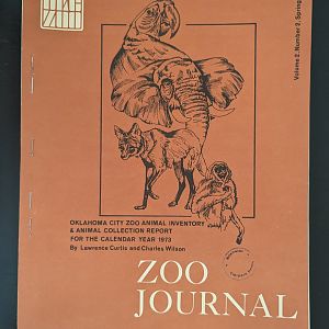 1973 Oklahoma City Zoo Animal Inventory & Animal Collection Report