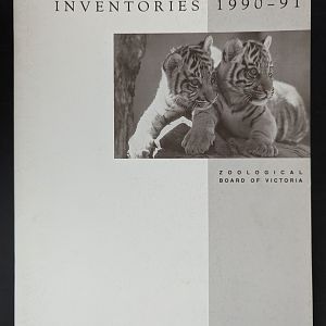 Inventories 1990 - 1991: Zoological Board of Victoria