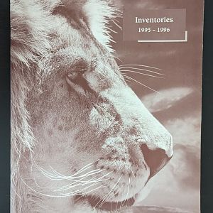Zoological Parks & Gardens Board - Victoria, Australia - Inventories 1995 - 1996