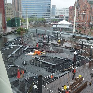 View of Harbor Wetlands - Under Construction