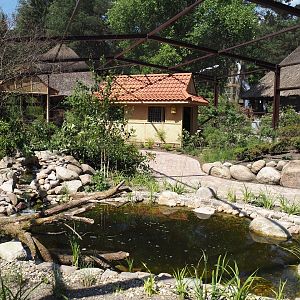 Reich der Mitte aviary - Chinese aviary near entrance and gift shop, 2024-05-21