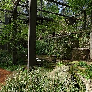 Large waterbird aviary