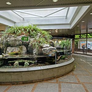 Entrance area of reptile house