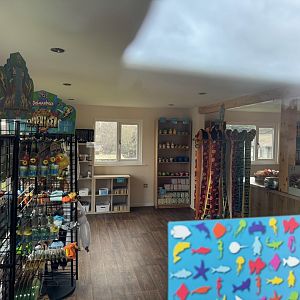 Gift Shop Interior at Ponderosa Zoo (January 2024)