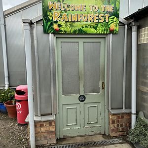 Tropical House Entrance at Woodside Wildlife Park (May 2024)