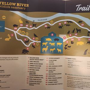 Yellow River Wildlife Sanctuary - Map