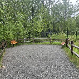 Sittin area at the end of the Campbell Creek Path