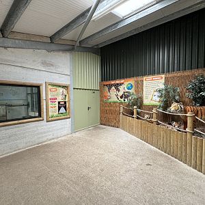 Tiger House Interior at Woodside Wildlife Park (May 2024)