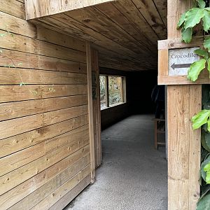 Siamese Crocodile Viewing Area at Woodside Wildlife Park (May 2024)