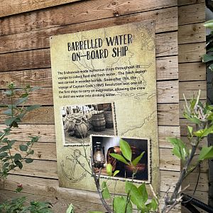 Endeavour Tropical House Signage at Woodside Wildlife Park